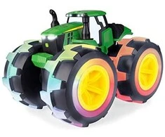 Tomy JOHN DEERE žaislinis traktorius su šviečiančiais ratais, 46644B