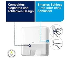 Popierinių rankšluosčių dalytuvas Tork Xpress Multifold Mini