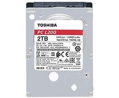 „Toshiba L200“ 2 TB 2,5 colio SATA III diskai (HDWL120UZSVA) | „Toshiba“