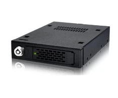 Icy Box Icy Dock 2.5\" SATA/SAS HDD ir SSD pocket metalo sp. (Juoda)