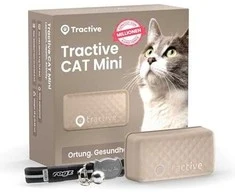 Tractive GPS CAT Mini GPS sekiklis katėms, rudas