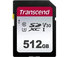 Atminties kortelė TRANSCEND 512GB UHS-I U3 SD kortelė