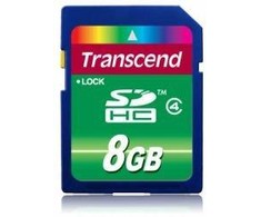 Atminties kortelė Transcend SDHC 8GB 4 klasė