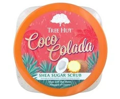 Tree Hut Coco Colada Taukmedžio šveitiklis su cukrumi, 510g