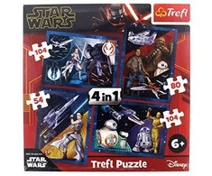 Dėlionė Trefl dėlionių rinkinys Star Wars IX