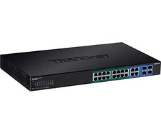 Šakotuvas Trendnet TPE-1620WSF, Valdomas, L2/L3, Gigabit Ethernet (10/100/1000), Maitinimas per Ethernet (PoE), Montuojamas į stelažą, 1U
