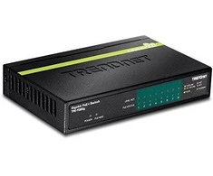 Šakotuvas TRENDnet Switch 8 Port Gbit PoE+ 61W Metall