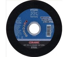 Pjovimo diskas PFERD EHT 125-1,0 Ceramic SGP Steel