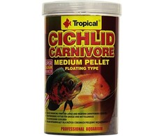 Tropical Cichlid Karnivoras Vidutinės Granulės 1000ml