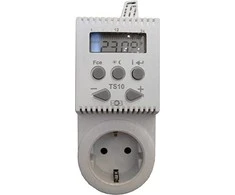Nepriskirta Elektrobock Kištukinis programuojamas patalpos termostatas (termoreguliatorius) TS10, 16A