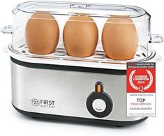 TZS First Austria Egg Boiler, Stainless Steel, 210W, Buzzer, 3 Eggs FA-5115-2