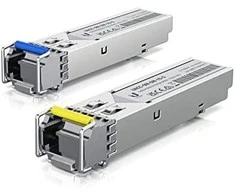 UBIQUITI 1G dvikryptis vieno režimo optinis modulis. SFP siųstuvas-imtuvas, palaikantis 1G ryšius iki 3 km, naudojant vieno režimo šviesolaidį su simplex LC UPC jungtimi (2 vnt. pakuotėje)