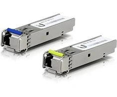 UBIQUITI 1G dvikryptis vieno režimo optinis modulis. SFP siųstuvas-imtuvas, palaikantis 1G ryšius iki 3 km, naudojant vieno režimo šviesolaidį su simplex LC UPC jungtimi (2 vnt. pakuotėje)