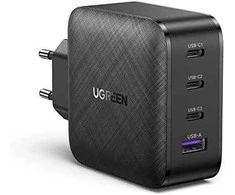 Įkroviklis UGREEN CD224, 3 x USB-C, 1 x USB, GaN, 65W
