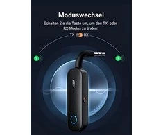 UGREEN CM403 AUX siųstuvas / imtuvas, Bluetooth 5.0 (juodas)
