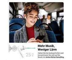 UGREEN belaidės ausinės HiTune T3 ANC (balta)