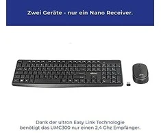 Klaviatūra Ultron UMC-300 Set juodas wireless 2in1
