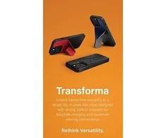 UNIQ Transforma Dėklas Apple iPhone 13 Pro / 13 6,1″ ebony juodos spalvos MagSafe
