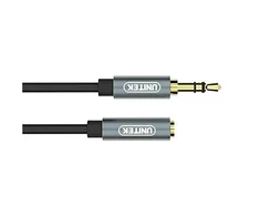UNITEK Y-C932ABK Unitek Cable mini lizdas 3,5 mm (M) - 3,5 mm (F) Y-C932ABK