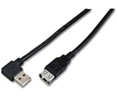 USB kabelis MicroConnect USB-A - USB-A 1,5 m Juodas (USBAAF2BLACK)