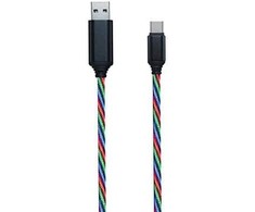 USB kabelis 2GO USB-A – USB-C 1 m daugiaspalvis (797146)