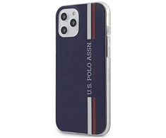 Dėklas Us Polo Mums Polo "Tricolor VS Cover iPhone 12 Pro Max" Mėlyna