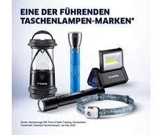Varta Day Light Multi LED F30 Rankinis žibintuvėlis Juoda, Sidabras, Geltona