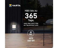 VARTA judesio jutiklis lauko šviestuvas 16634 2 vnt