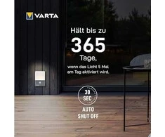 VARTA judesio jutiklis lauko šviestuvas 16634 2 vnt