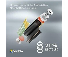Varta Recycled AAA įkraunamos baterijos 800 mAh, 2 vnt.