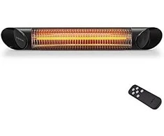 Infraraudonųjų spindulių šildytuvas Veito Blade 2 kW, juodas