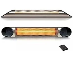 Infraraudonųjų spindulių šildytuvas Veito Blade S 2,5 kW, sidabrinis