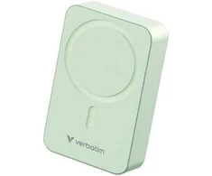 „Verbatim Charge ‘n’ Go Essentials“ magnetinė belaidė išorinė baterija, 20000 mAh, Žalia