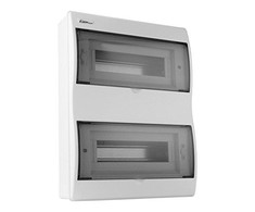 Elektro Plast 7.5 Moduliniai skirstomieji įrenginiai 2x12 paviršiuje montuojami IP40 RN-24 WAVE 7.5