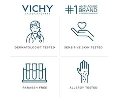 Vichy Homme Hydramag C Anti Fatigue Hydrating Care drėkinantis veido ir akių kremas vyrams, 50 ml