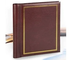 Victoria Collection Albumas SA60S Magnetic 60pgs Classic, ruda