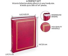 Victoria Collection Albumas B 10x15/300 M-2 Classic, raudonas