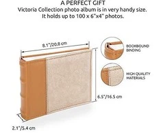 Victoria Collection Album B 10x15/100M Flower-3, smėlio