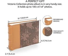 Victoria Collection Albumas B 10x15/100M Flower-2, bronza