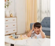 Viga PolarB Stalo žaidimas Ludo, 16 figūrų, medinis