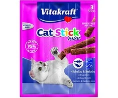 Vitakraft Chovex Sro Cat-stick mini 3vnt kačių pagaliukai su menke ir tunu