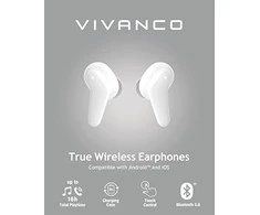 Vivanco belaidės ausinės Fresh Pair BT, balta (60604)