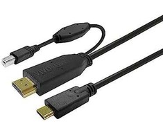 Kabelis USB VivoLink USB-C - HDMI 5 m Juodas (PROUSBCHDMIUSBB5)