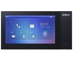 Dahua Technology Co IP domofono monitorius 7 colių, PoE, veikia tik SIP protokolu, juodas