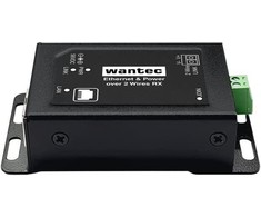 „Wantec“ tinklo terminalas „wantec 2wIP“ adapteris Ethernet PoE su 2 laidų jungtimi ir adapteriu