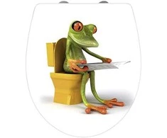 Tualeto sėdynė FROG NEWS, Duroplast, WENKO