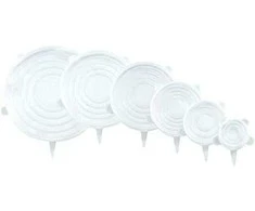 Maximex PIECES Silikoniniai dangteliai indams, elastingi, 6 vnt