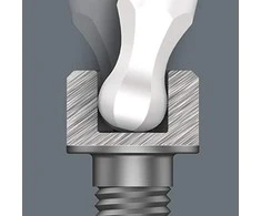 Šešiakampių raktų komplektas WERA Hex-Plus, 1,5-10 mm, HEX tipo, suapvalintu galu, BlackLaser, 9 vnt.