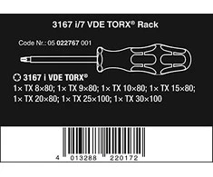 Wera 3167 i/7 Torx nerūdijančio plieno atsuktuvų rinkinys