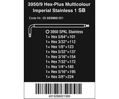 Wera 3950/9 Hex-Plus daugiaspalvis Imperial Stainless 1